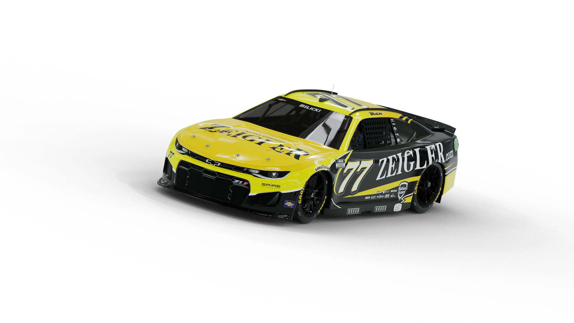 Josh Bilicki’s Zeigler-sponsored No. 77 for Spire Motorsports #TEAMZEIGLER