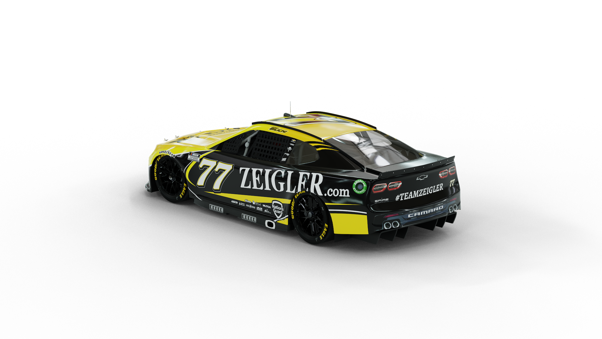 Back Right Side View - Josh Bilicki’s Zeigler-sponsored No. 77 for Spire Motorsports #TEAMZEIGLER