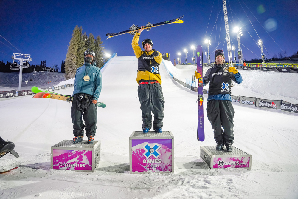 Monster Energy's Quinn Wolferman Take Gold and Alex Hall Wins Bronze in Ski Knuckle Huck at X Games Aspen 2022