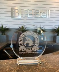 Thumb image for P.B. Bell Wins 2021 Employee Choice Award by Swift Bunny