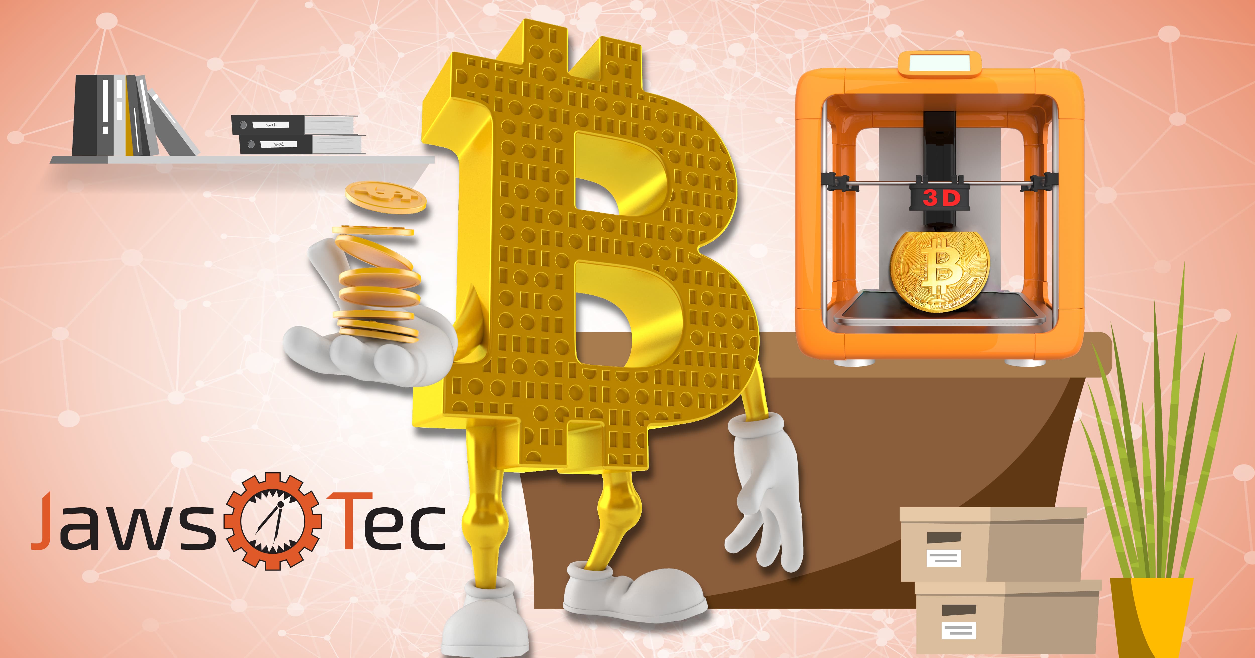 Bitcoin now accepted by JawsTec for your 3D printing needs