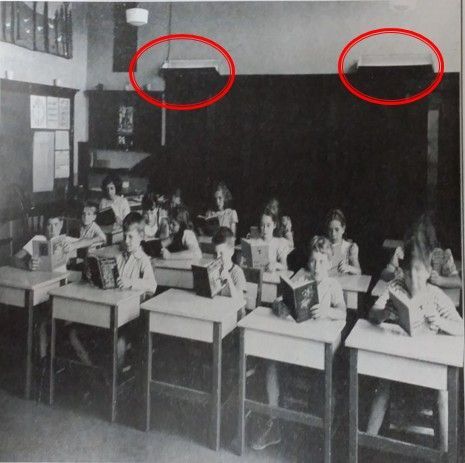 Upper-room UV-C systems began in the 1940s preventing the spread of measles in schools.