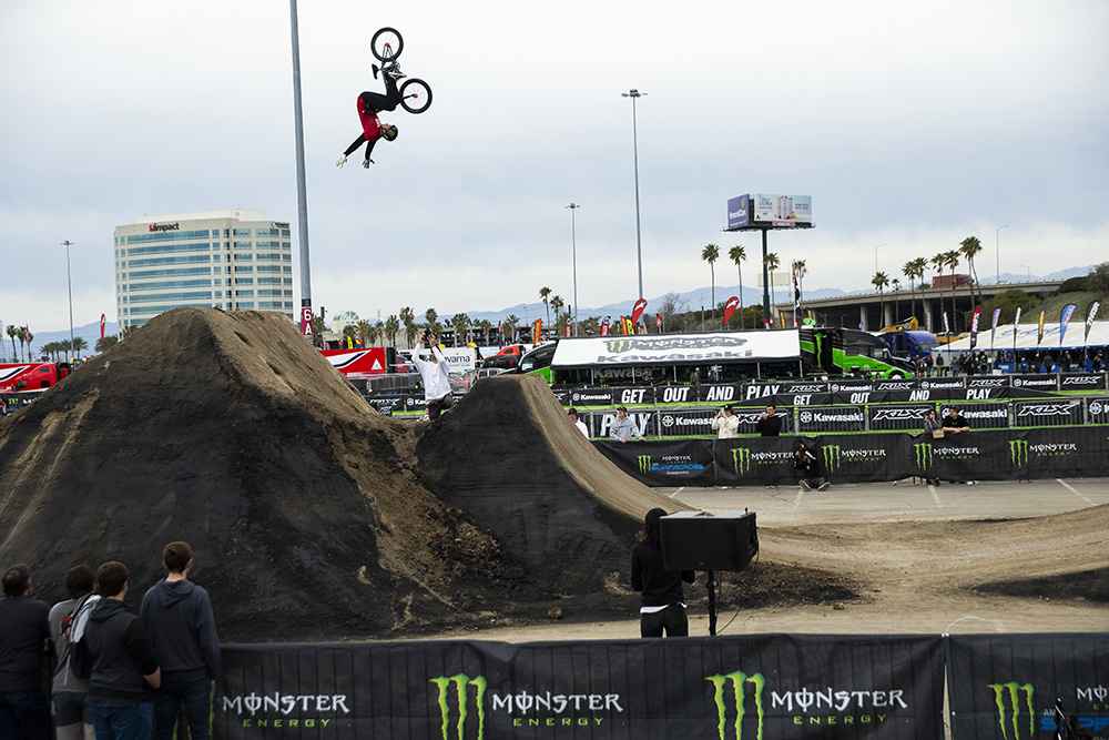 Monster Energy’s Andy Buckworth Takes First Place in BMX Best Trick and Clinches Second Place in BMX Dirt at The Monster Energy BMX Triple Challenge 2022 in Anaheim, California