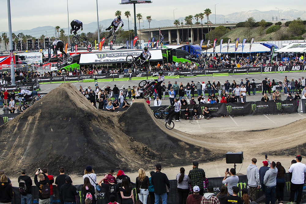 New Monster Energy Team Rider Daniel Sandoval Takes Third Place in BMX Dirt at the Monster Energy BMX Triple Challenge in Anaheim, California