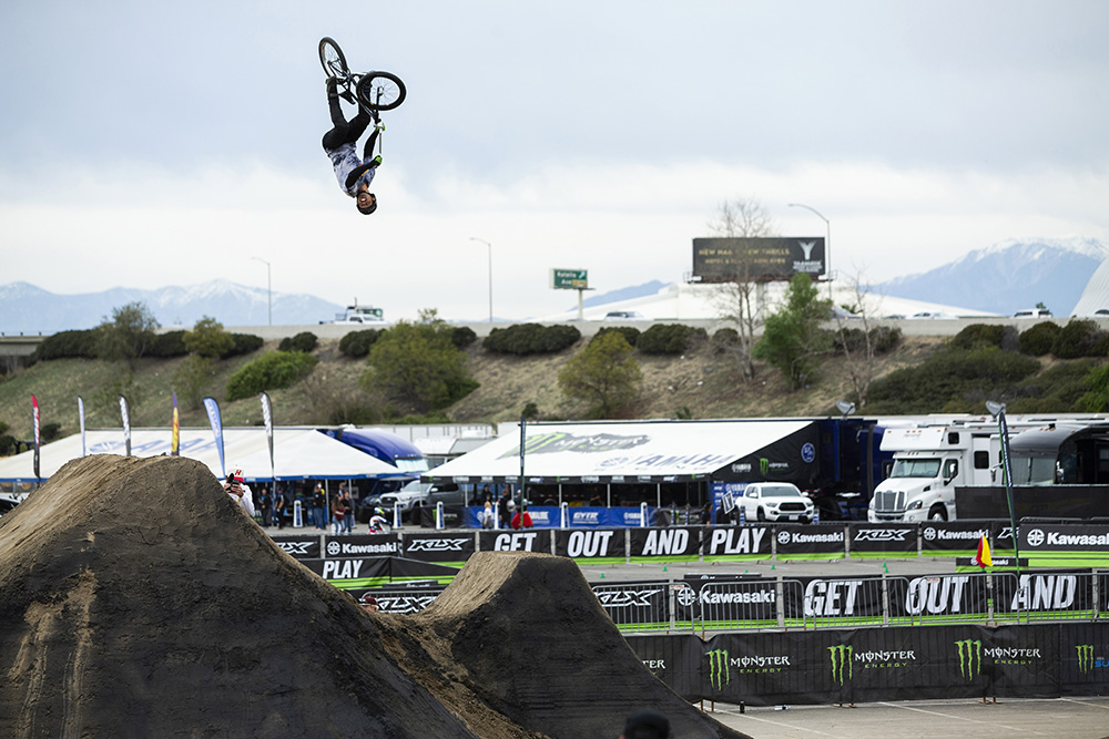 New Monster Energy Team Rider Daniel Sandoval Takes Third Place in BMX Dirt at the Monster Energy BMX Triple Challenge in Anaheim, California