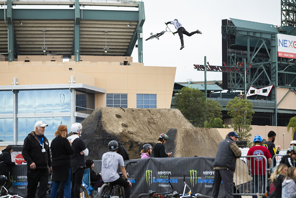 New Monster Energy Team Rider Daniel Sandoval Takes Third Place in BMX Dirt at the Monster Energy BMX Triple Challenge in Anaheim, California