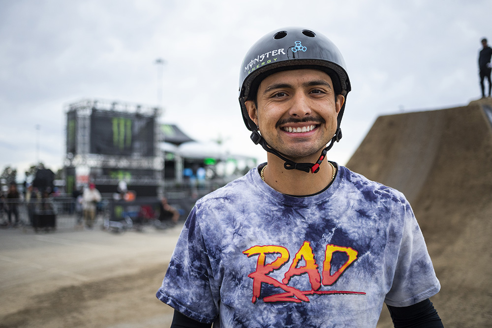 New Monster Energy Team Rider Daniel Sandoval Takes Third Place in BMX Dirt at the Monster Energy BMX Triple Challenge in Anaheim, California