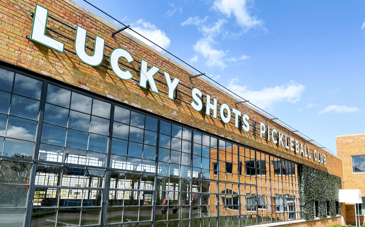 Exterior of Lucky Shots Pickleball in Northeast Minneapolis