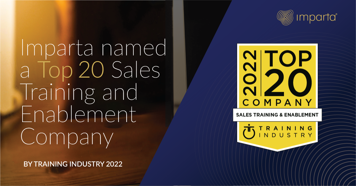 Imparta named Top Sales Training and Enablement Company