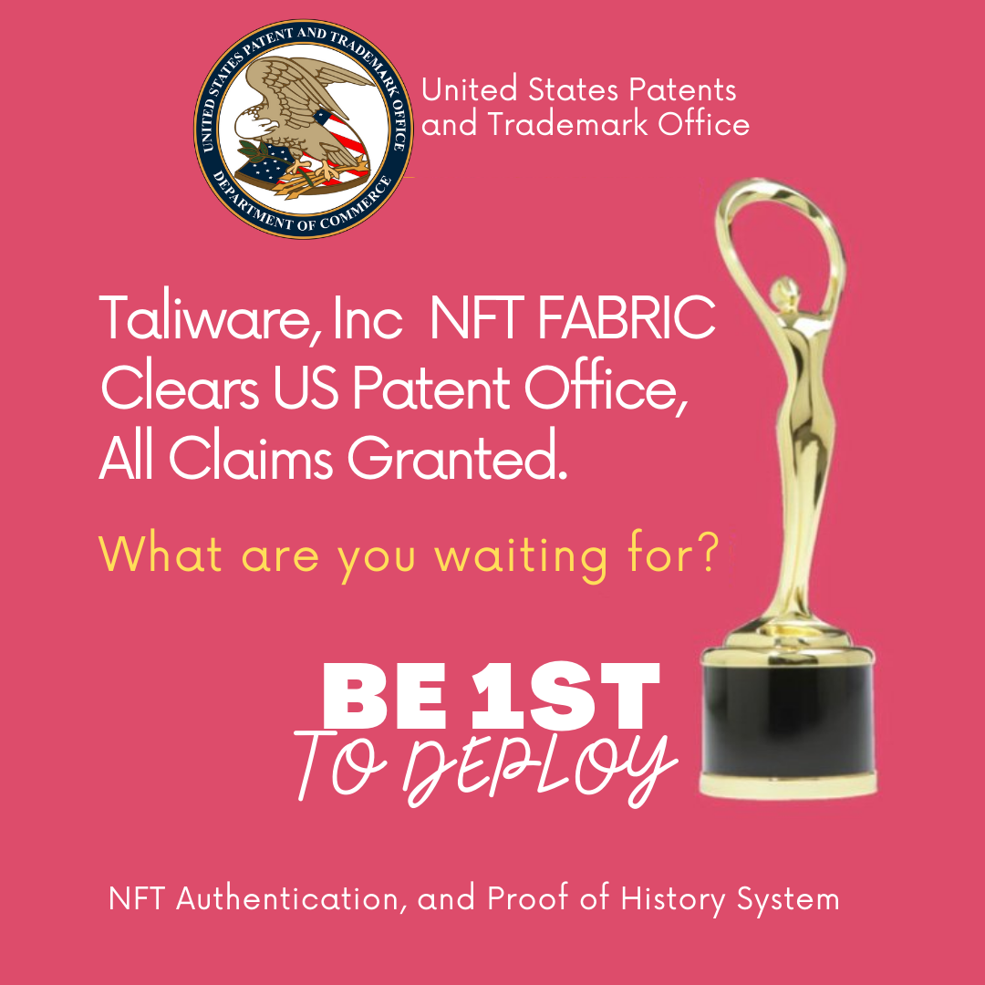 Taliware NFT Patent