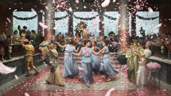 women dancing in a ball