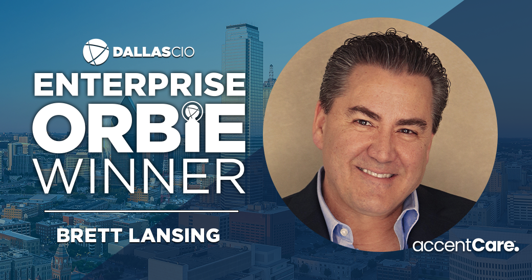 Enterprise ORBIE Winner, Brett Lansing of AccentCare