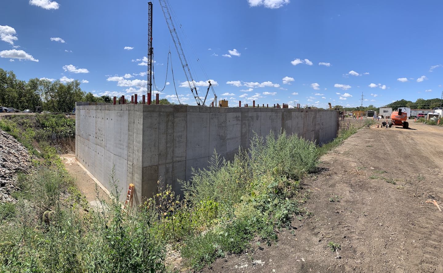 Impermeable concrete is better: The new treatment tanks of the Lincoln CSO project specified PENETRON ADMIX-treated concrete to provide chemical resistance and self-healing of hairline cracks.