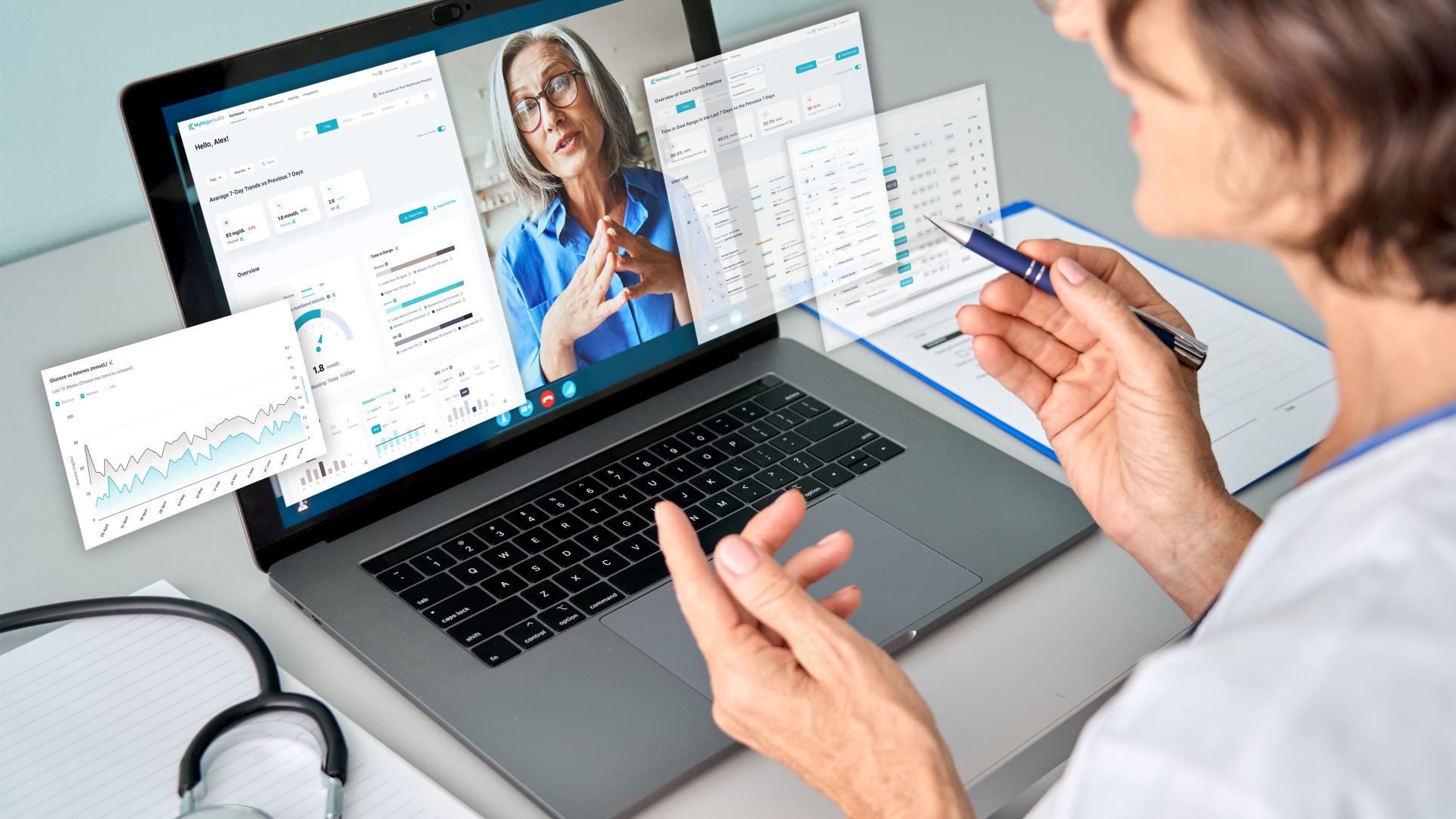 Real-time data allows healthcare practitioners to better monitor patient health.