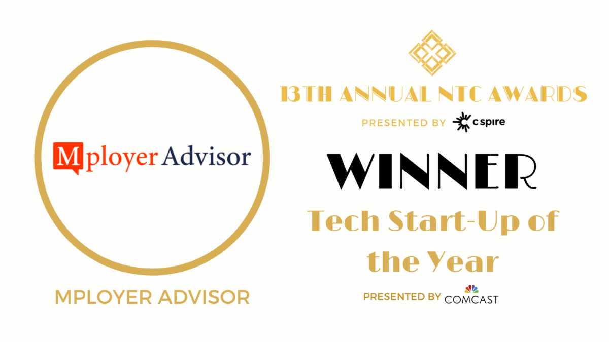 Mployer Advisor wins 2022 "Technology Start-Up Company of the Year" award at the 13th Annual NTC Awards