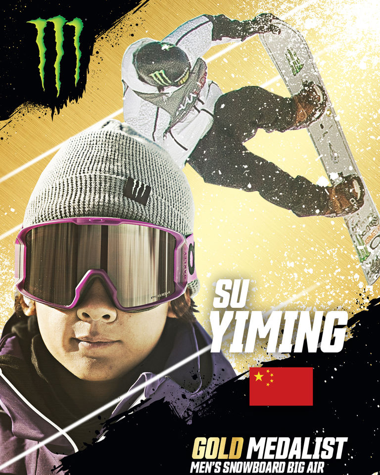 Chinese Rookie Su Yiming Soars to Claim Men’s Snowboard Big Air Gold for the Host Country