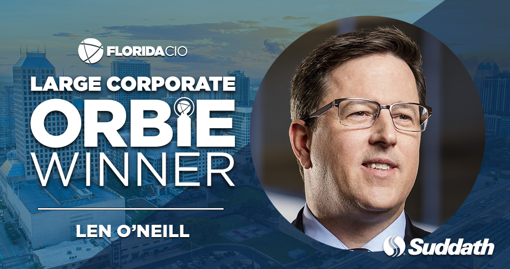 Large Corporate ORBIE Winner, Len O'Neill of The Suddath Companies