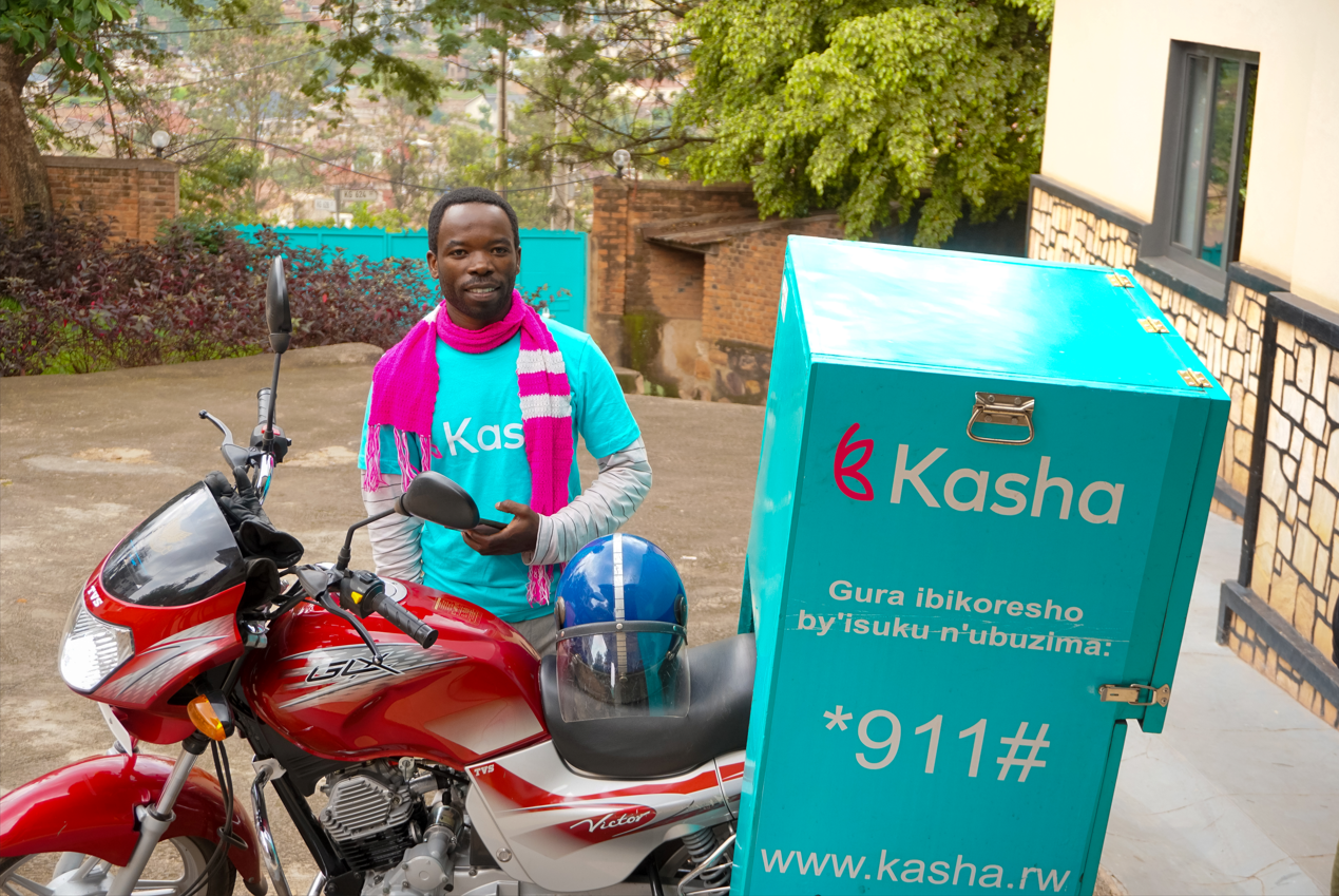 A Kasha delivery bike