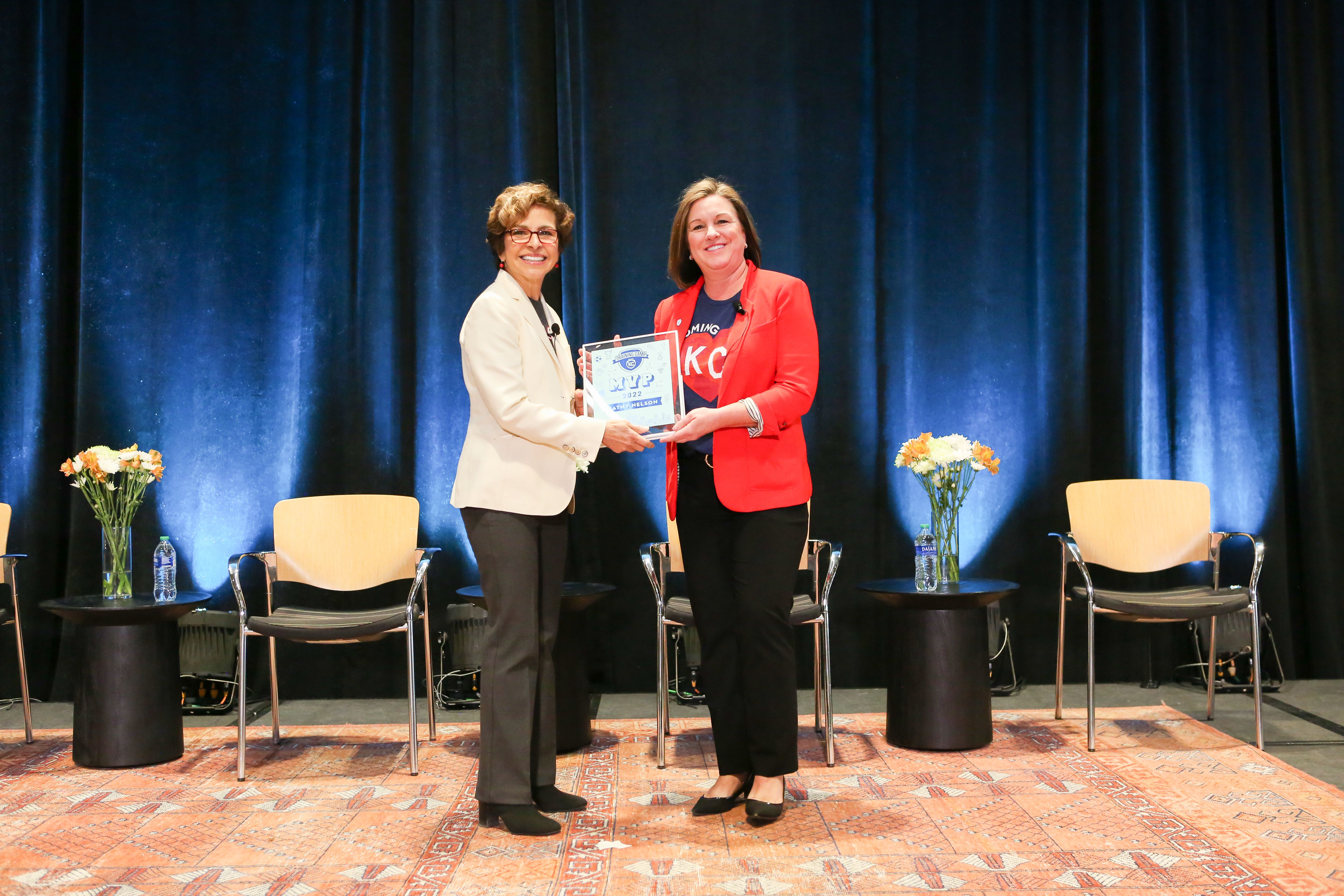 Kathy Nelson, president & CEO of Kansas City Sports Commission and Visit KC, was recognized as the TeamKC MVP for her continuing efforts to elevate the Kansas City region.