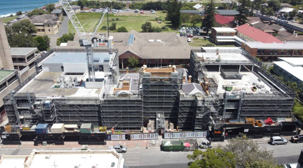 Three-year project done: The restoration of the Newcastle Courthouse included repairing extensive water damage and stabilizing the site with several tons of grout due to an old coal mine underneath.