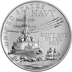 Thumb image for United States Mint Releases U.S. Navy 2.5 Ounce Silver Medal