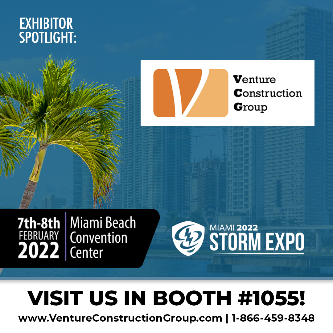 Venture Construction Group Companies Exhibit at the Natural Disaster Expo in Miami