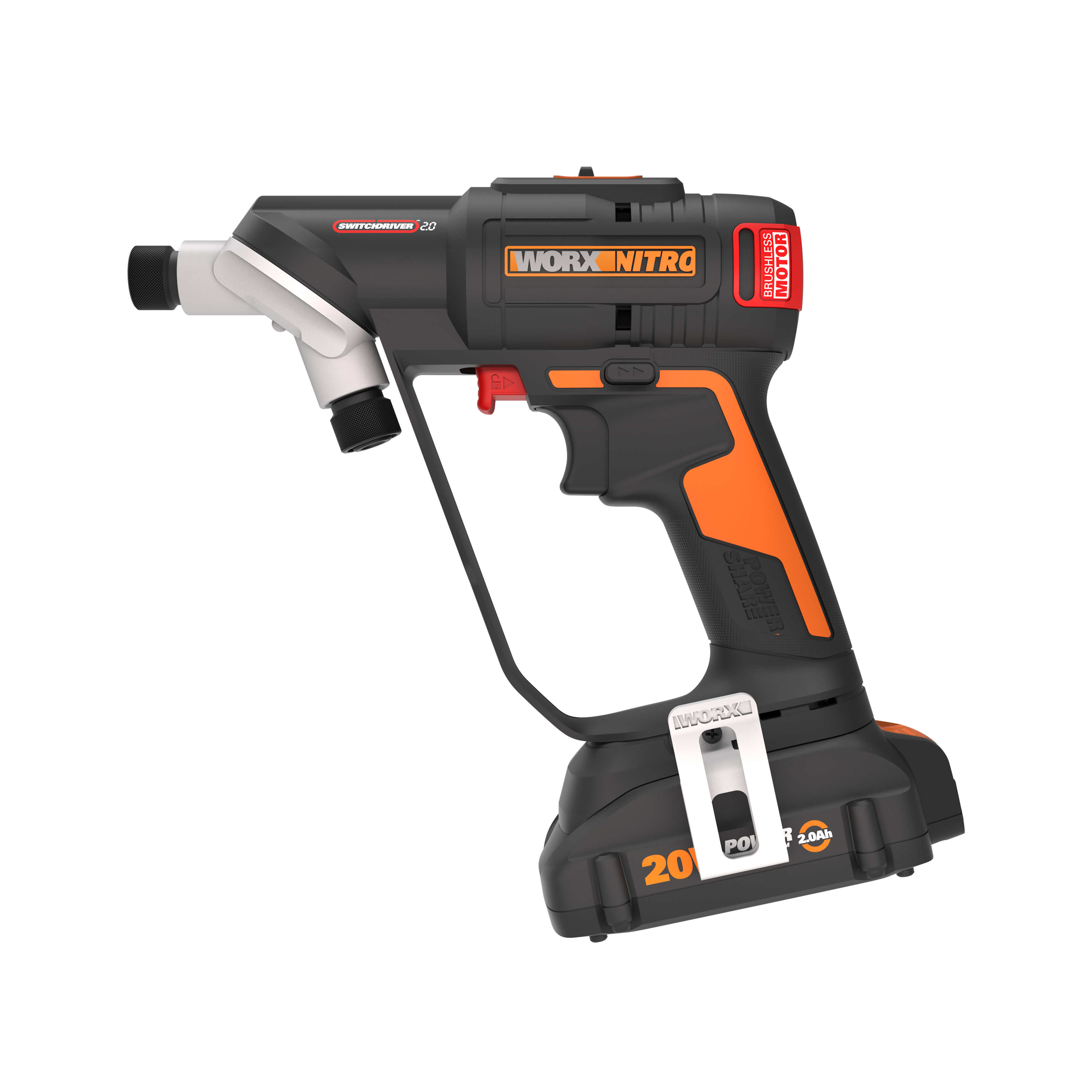 WORX Nitro 20V Brushless Switchdriver 2.0