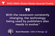 Naviga and Sophi.io Named Finalist in the 2022 INMA Global Media Awards