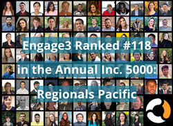 Thumb image for Engage3 Ranked #118th Fastest Growing Company in Annual - Inc. 5000 Regionals: Pacific List