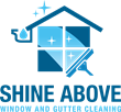shine above gutter and window cleaning logo