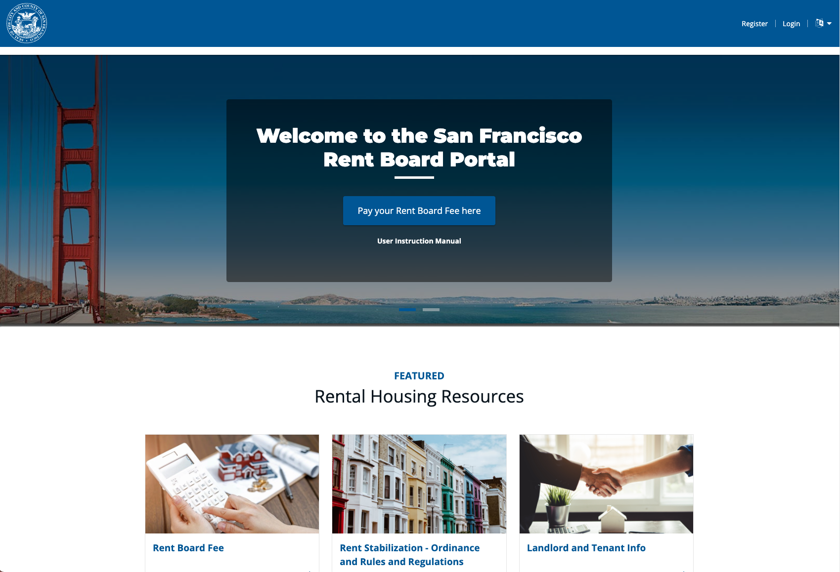 San Francisco Rent Registry Portal