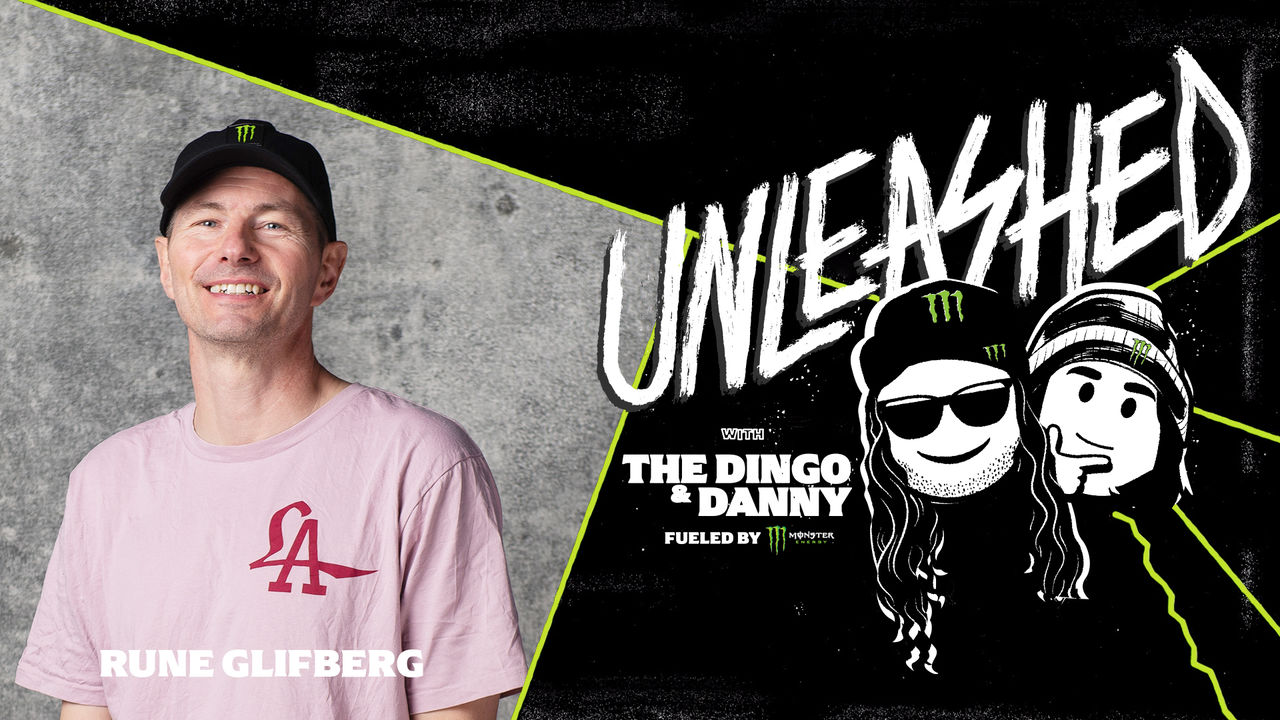 Monster Energy’s UNLEASHED Podcast Welcomes Skateboard Icon Rune Glifberg for EP27