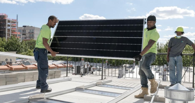 A Barrio Solar Project Underway