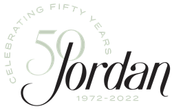 Jordan Vineyard & Winery 50th Anniversary Logo