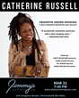 Jimmy&#39;s Jazz &amp; Blues Club Features GRAMMY&#174; Award-Winner &amp; Multi-GRAMMY&#174; Award Nominated Jazz Vocalist CATHERINE RUSSELL on Thursday March 31 at 7:30 P.M.