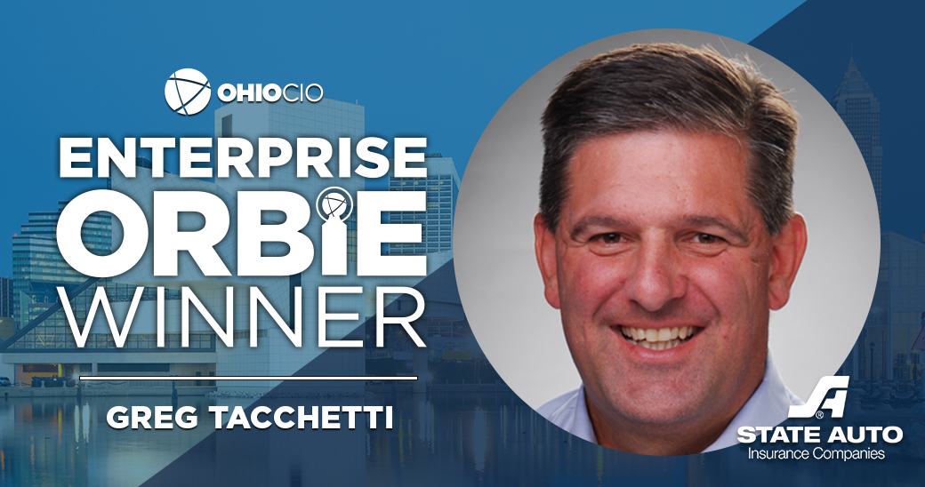 Enterprise ORBIE Winner, Greg Tacchetti of State Auto Mutual Insurance Co.