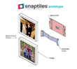 Snaptiles-Magnetic Photo Tiles launches a Kickstarter campaign to fund their updated plastic frame version