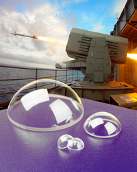 Thumb image for Laser Research Optics Introduces Multi-Spectral Missile Domes Made from Zinc Sulfide