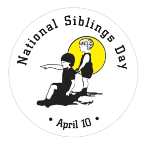 April 10 will be the 25th anniversary of Siblings Day