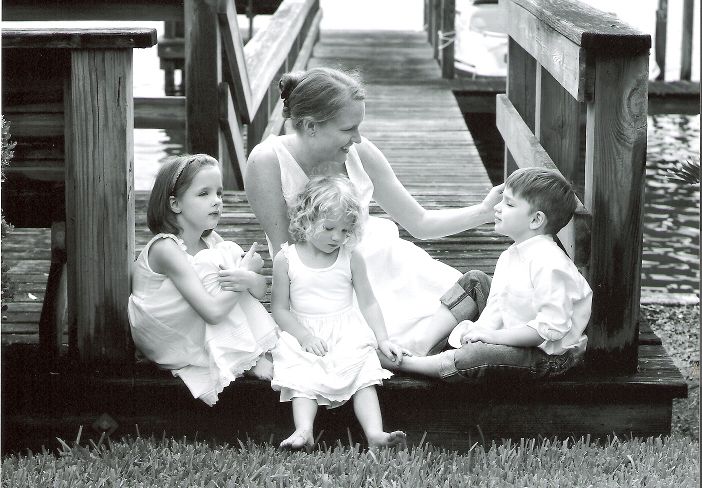 Inheritance of Hope Co-Founder, Kristen Milligan, with her three children.