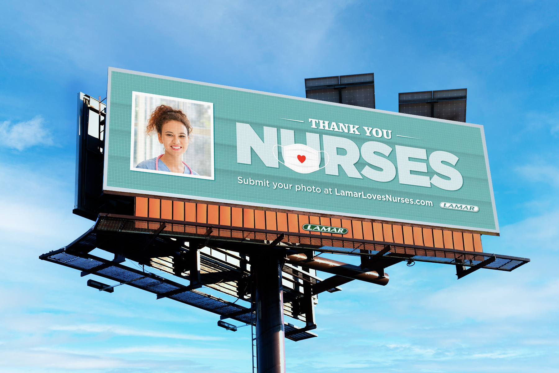 Lamar will feature nurses’ names and photos on digital billboards for National Nurses Week (May 6-12)