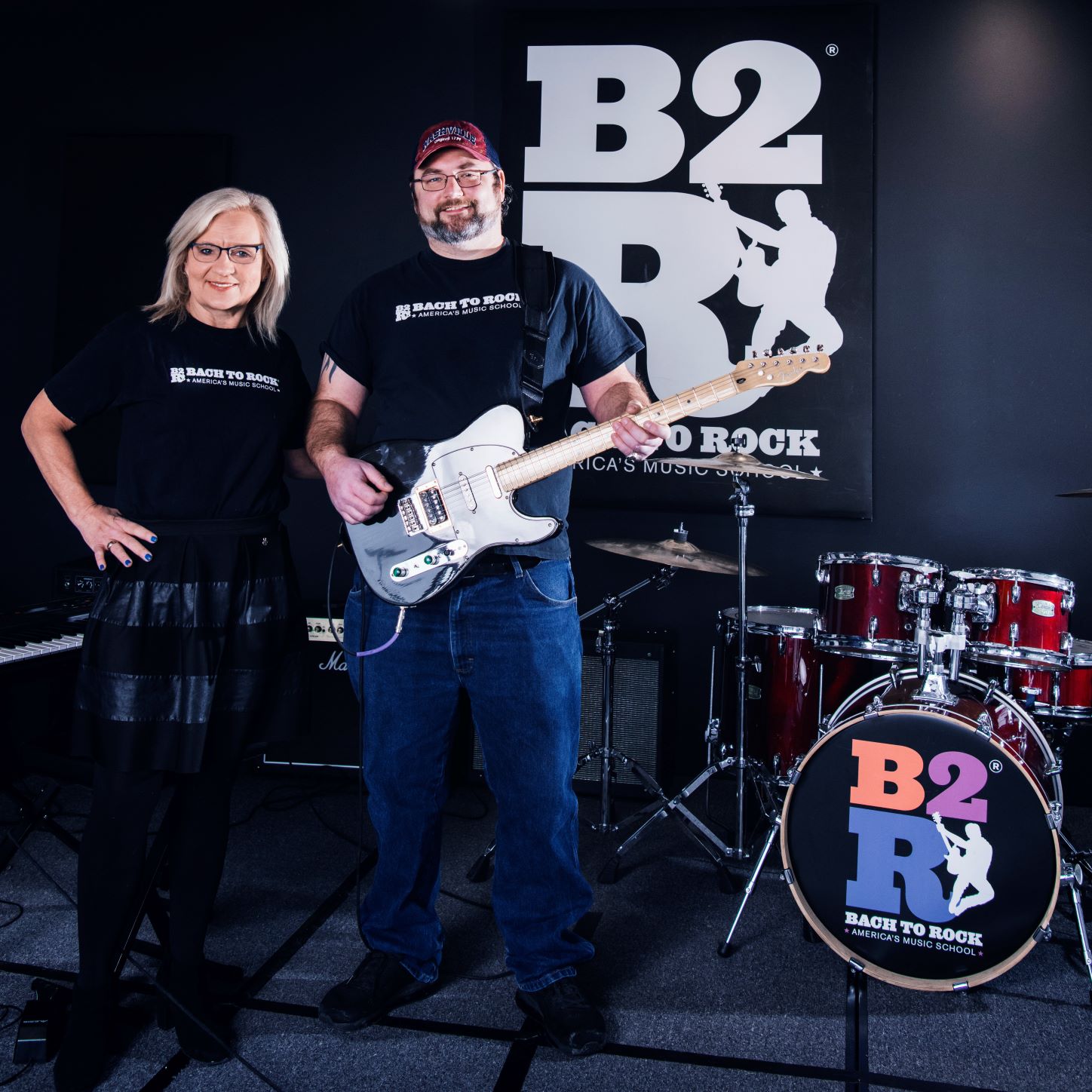 This mother and son team, Judy and Jake Shoulak, make owning the Bach to Rock Music School in Plymouth, MN, a family affair.