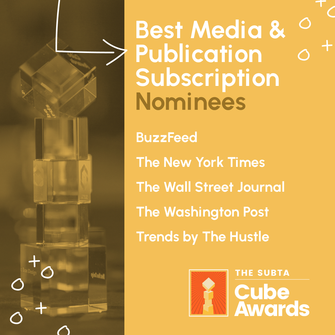 Media & Publication Subscription Nominees