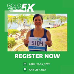 Run, jog, or walk in virtual 5K event from wellness solutions company, GOLO.