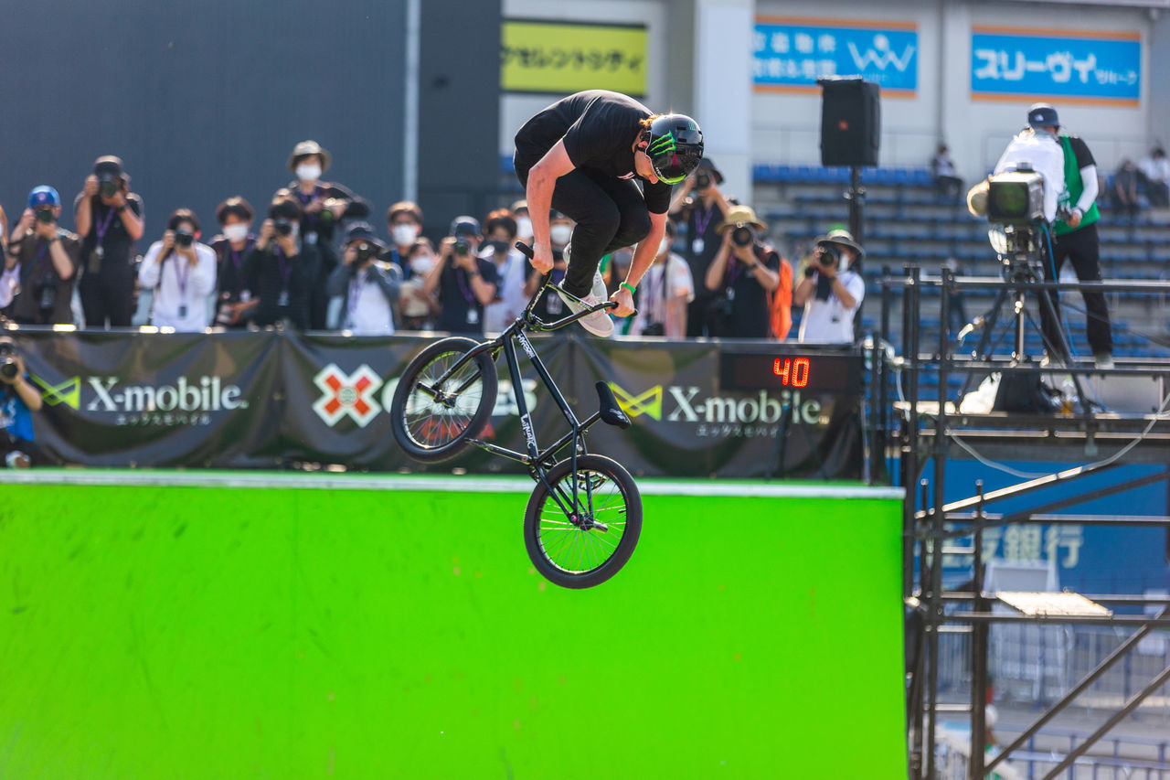 Monster Energy's Justin Dowell Earns Silver Medal in BMX Park at X Games Chiba 2022