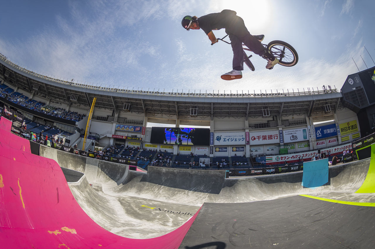 Monster Energy's Kevin Peraza Takes Bronze in BMX Park at X Games Chiba 2022