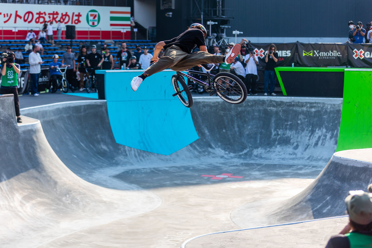 Monster Energy's Kevin Peraza Takes Bronze in BMX Park at X Games Chiba 2022