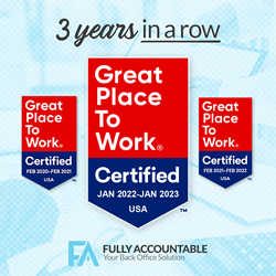 Thumb image for Fully Accountable Earns 2022 Great Place to Work Certification