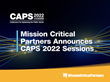 Mission Critical Partners Announces Conference for Advancing the Public Sector (CAPS) 2022 Sessions
