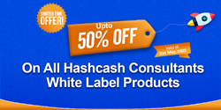 Thumb image for HashCash Announces Upto 50% Discount on All White Label Crypto Products & Blockchain Solutions